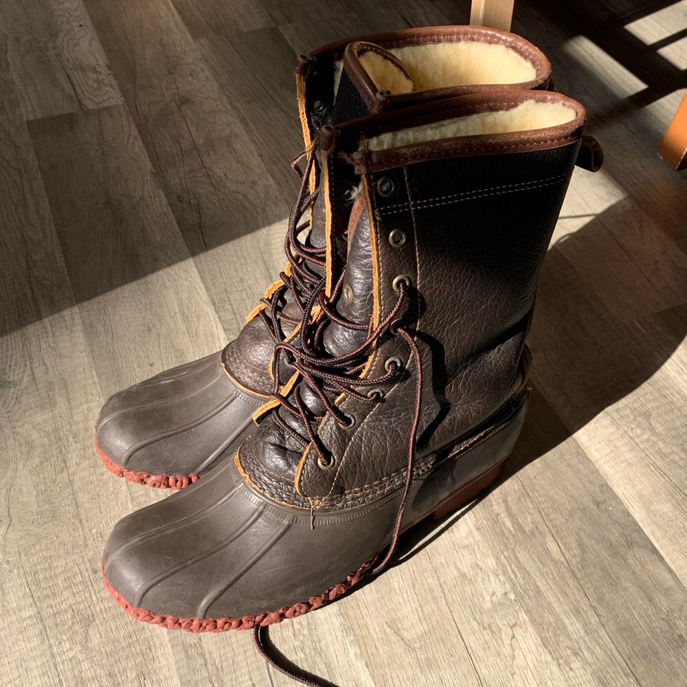 L.L. Bean Bison 10” Boots, Size 10